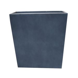 The GardenLite Terrace Planter Granite S 60x22x72cm is a large, rectangular, dark grey planter with a wide top opening and slightly tapered sides, shown against a plain white background.
