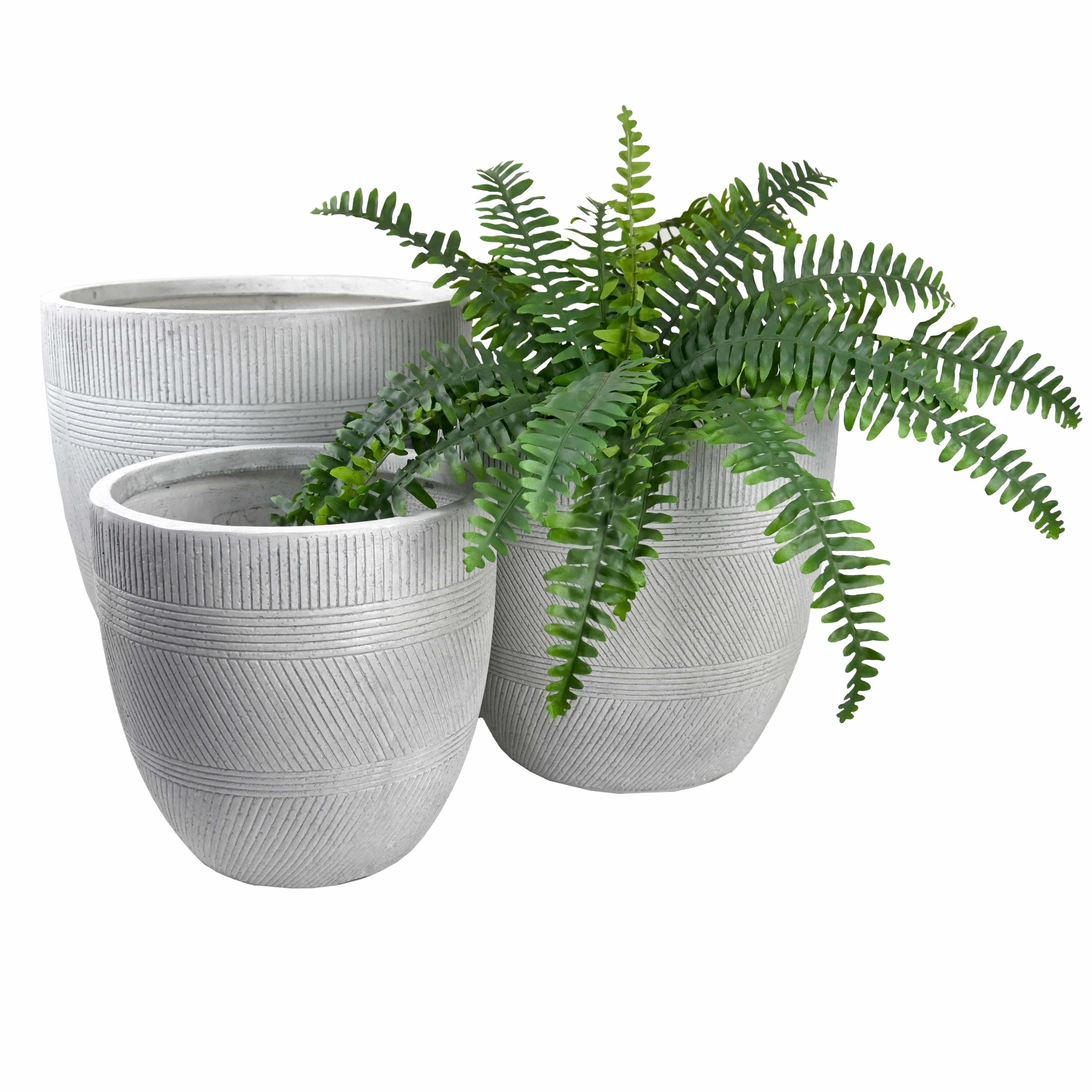 GeoLite Egg White Wash M 38x36cm