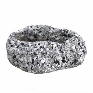 dart stone bowl granite grey rock planter pot for plants