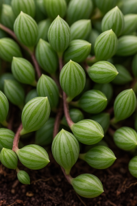 Senecio ‘String of Watermelons’ 6” (Hanging Basket)