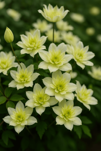 Clematis 'Green Eyes' 6" Pot