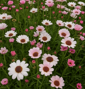 Rhodanthemum 'Pink and White' African Eyes 6" Pot
