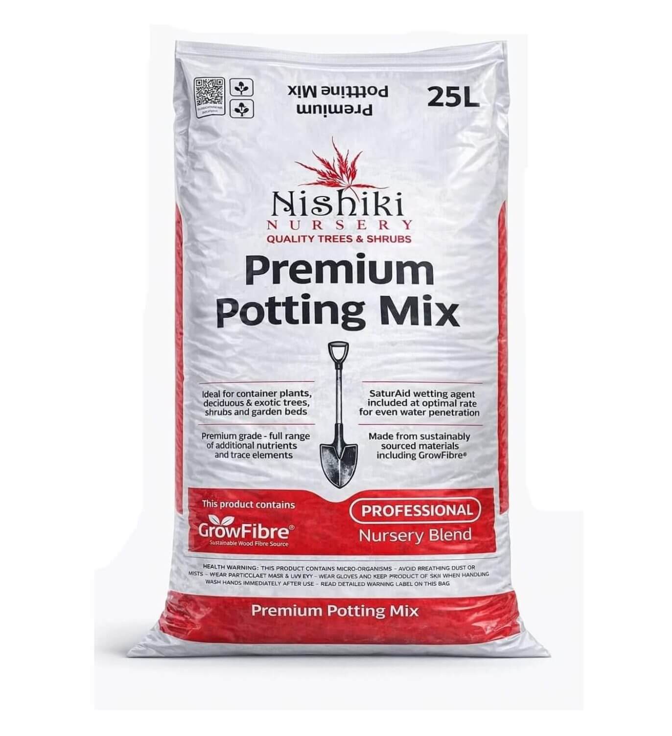 Premium Nishiki Potting Mix/Soil 25L Bag