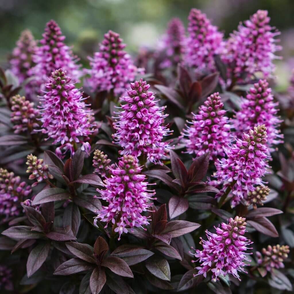 Hebe 'Chocolate Box™ Candy Cream' 6" Pot