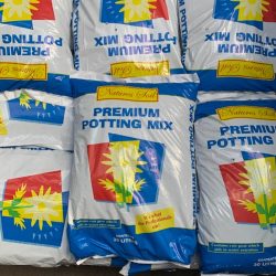 Natures Soil Premium Potting Mix 30L stack of bags